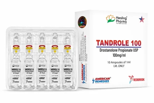 Tandrole 100 contains Drostanolone Propionate USP 100mg/ml which helps to support muscle gain and enhance metabolism.