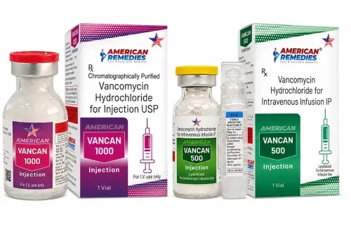 Vancomycin Hydrochloride Injection 500mg & 1000mg