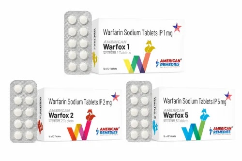 Warfarin Sodium Tablets 1,2 and 5mg