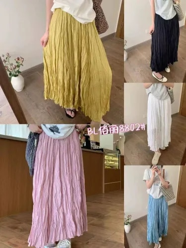 Linen Full Length Skirt