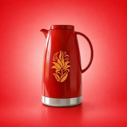Red SS Vacuum Flask product image