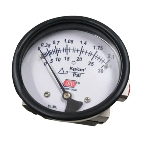 4'' DIAL0-30 PSI PISTON TYPE DIFFERENTIAL PRESSURE GAUGES product image