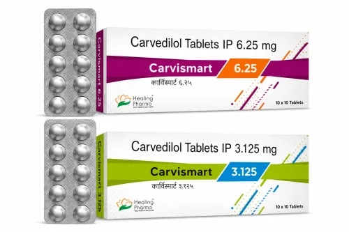 Carvedilol 6.25 & 3.125 mg Tablet