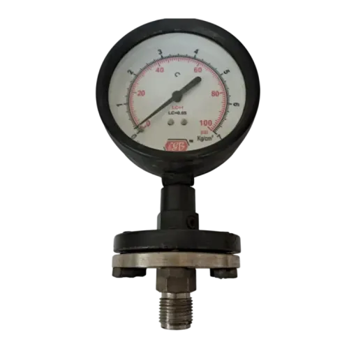 4'' DIAL0-7 KG 3/8 BSP BOTTOM MS Chemical Seal Diaphragm Casing Pallet Internal Brass Top Chamber product image
