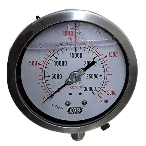 4'' DIAL0-30000 PSI 3/8 BSP BOTTOM COMPLETE SS GLY FILLED product image