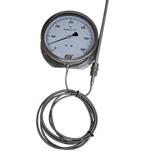 4'' DIAL0-600 DEGREE Mercury Filled Temperature Gauge product image