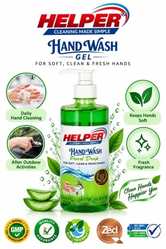 Hand Wash Liquid With Pump, Pearl Drop -500ml. Bottle product image
