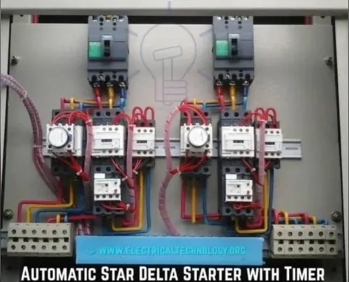 Three Phase Star Delta Starter Timer Control Panel product image