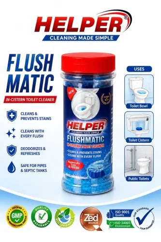 Flush Matic Cubes Blue 280gm jar pack (7pc*40gm) product image