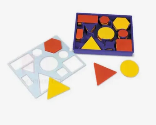Science Lab Attribute Blocks Desk Set product image