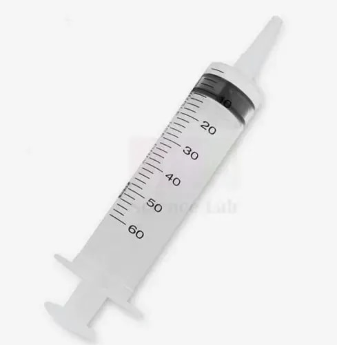 Science Lab Syringe, Feeding, 50ml, Catheter Tip, Sterile product image