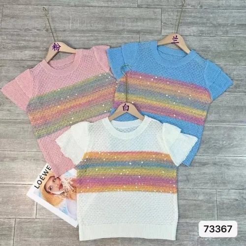 Knitted Sequence Top