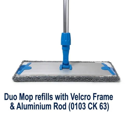 Duo Mop refills with Velcro Frame & Aluminium Rod product image