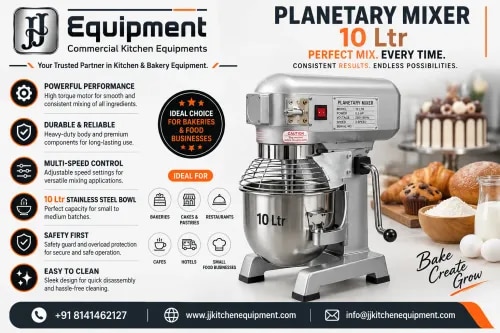 10 Litre Planetary Mixer / Commercial Cream Mixer product image