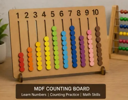 MDF Counting Board for Kids product image
