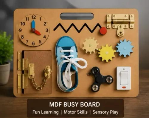MDF Busy Board for Kids product image
