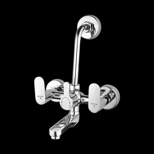 1.Design Range- Polo Series2.Material- Premium-Grade Solid Brass Core3.Functionality- 2-in-1 Wall Mixer with Diverter Set4.Bend Pipe- 115 mm long upper L-Bend pipe5.Flow Rate- 15 Liters Per Minute (LPM)6.Warranty- 10-year manufacturer warranty7.Completion Dimension- 18cm (Depth) x 22cm (Width) x 12cm (Height)