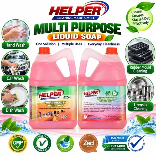 Multi Purpose Liquid Soap, Rose - 5Liter Can product image