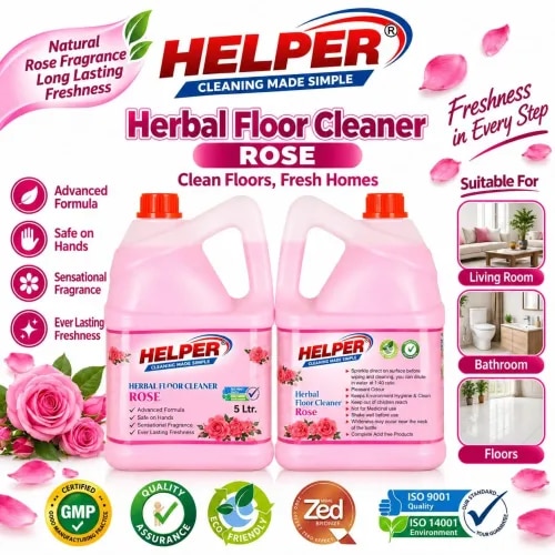 Herbal Scented Phenyle, Rose - 5 Liter Can product image