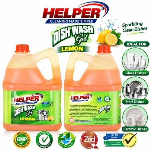 Dish Wash Gel ,Lemon (yellow)-5 Liter Can product image