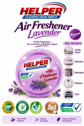 Air Freshner Net Round, Lavender Fragrances -100gm. product image