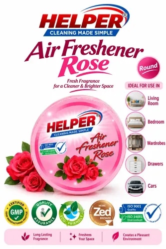 Air Freshner Net Round, Rose Fragrances -100gm. product image