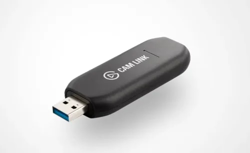 Cam Link 4K turns your DSLR or mirrorless camera into the ultimate webcam. Meet, stream, and record from your computer with stunning video quality. It works right out of the box in all your favorite apps, from OBS Studio to Zoom and Discord.