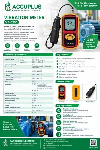 Vibration Meter VB8203 product image