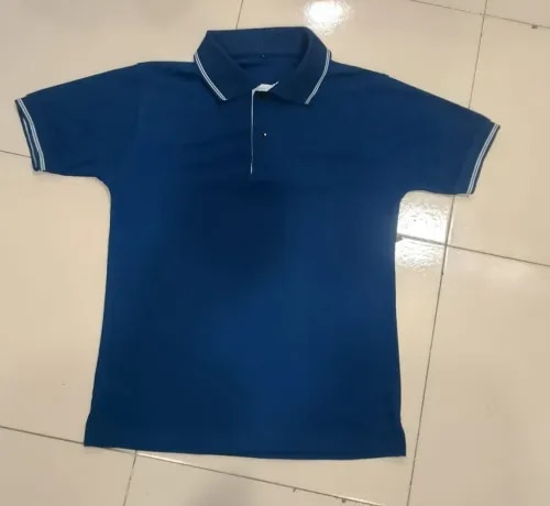 POLYESTER POLO T-SHIRT RAMA BLUE product image