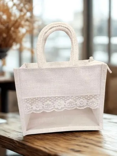 Jute Bags with PVC Window product image