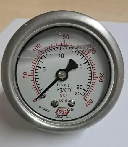 2'' DIAL0-300 PSI 1/4  BSP B/C SS CASING INT BRASS GLY FILLED product image