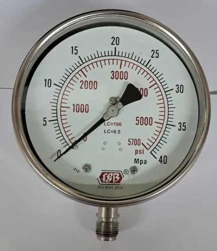 6'' DIAL 0-40 MPA 1/2 BSP BOTTOM COMPLETE SS product image
