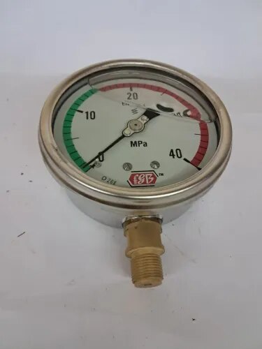 4’’ DIAL0-40 MPA 3/8 BSP SS CASING INT BRASS GLY FILLED product image