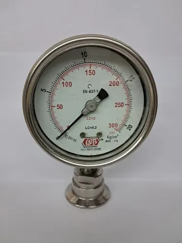 4’’ DIAL 0-21 KG 11/2’’TRICLOVER COMPLETE SS GLY FILLED product image