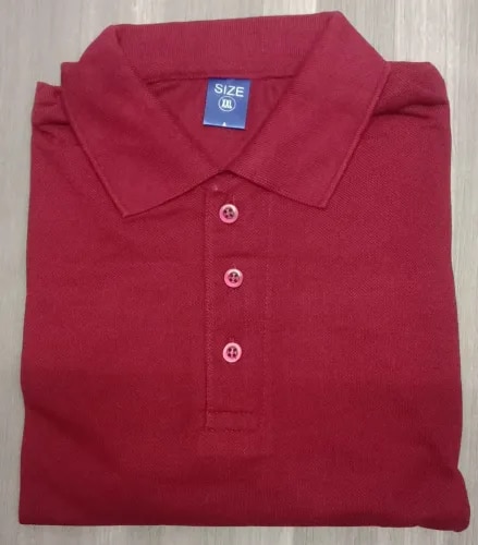 Cotton T-Shirt Maroon product image