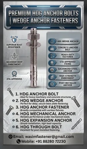 HDG Anchor Bolts
HDG Anchor Bolt
Hot Dip Galvanized Anchor Bolts
Hot Dip Galvanized Anchor Bolt
HDG Wedge Anchor
HDG Wedge Anchor Bolt
HDG Wedge Anchor Fasteners
Hot Dip Galvanized Wedge Anchor
Galvanized Wedge Anchor
Galvanized Anchor Bolts
Galvanized Anchor Fasteners
HDG Anchor Fasteners
HDG Mechanical Anchor
HDG Expansion Anchor
HDG Concrete Anchor
HDG Through Bolt
HDG Heavy Duty Anchor
Heavy Duty HDG Anchor Bolts
Heavy Duty Wedge Anchor
Concrete Wedge Anchor
Concrete Anchor Bolt
Structural Anchor Bolt
Mechanical Anchor Fastener
Post Installed Anchor
Galvanized Steel Anchor
Hot Dip Galvanized Fasteners product image