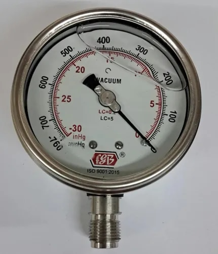 4'' DIAL-VACUUM 1/2 BSP BOTTOM COMPLETE SS GLY FILLED product image