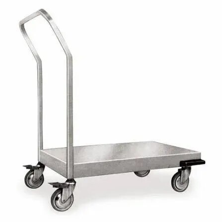 SS Industrial Trolley is a durable and corrosion-resistant material handling trolley designed for transporting materials, components, tools, and products within industrial and commercial workplaces. Manufactured from high-quality Stainless Steel, it provides excellent strength, hygiene, and long service life.The trolley is designed with a robust SS fabricated frame and a strong loading platform. Heavy-duty caster wheels provide smooth and easy movement, making it suitable for regular material handling operations.Key Features:- High-quality Stainless Steel construction- Corrosion-resistant and easy to clean- Strong and durable fabricated structure- Heavy-duty caster wheels- Smooth and easy maneuverability- Suitable for various industrial loads- Custom size, capacity, and configuration availableApplications: Food processing, pharmaceutical, chemical, engineering, manufacturing, hospitals, warehouses, cleanrooms, and other industrial applications.