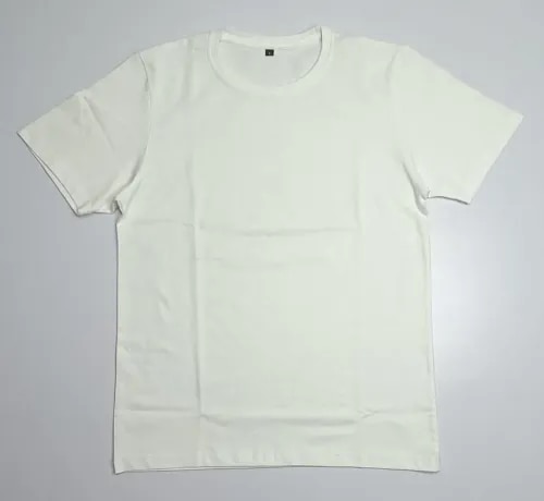 ROUND NACK COTTON WHITE T-SHIRT product image