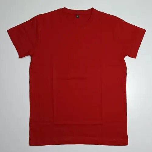 Round Neck Cotton red T-Shirt product image