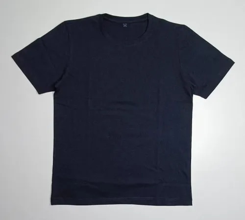 Round Neck Navy Blue Cotton T-Shirt product image