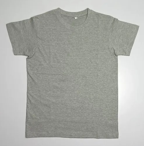 Round Neck Light Grey T-Shirt product image