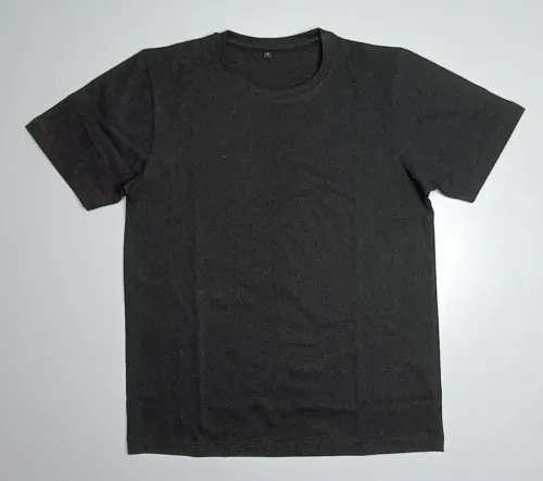Round Neck Cotton T-Shirt Dark Grey product image