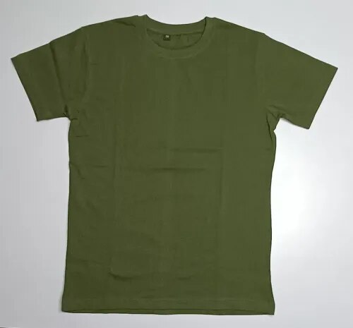 Round Neck Bottle Green T-Shirt product image