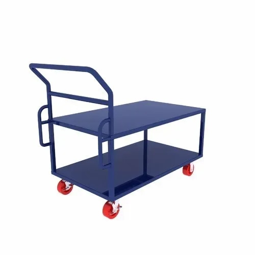 Machine Trolley is a heavy-duty industrial trolley designed for safe and convenient movement of machines, equipment, tools and heavy components within factories, workshops and industrial facilities. It is fabricated using a robust MS/SS structure with a strong load-bearing platform and heavy-duty caster wheels for smooth and stable movement. The trolley can be customized according to machine dimensions, load capacity and specific handling requirements.Key Features:Heavy-duty MS/SS fabricated constructionStrong and rigid load-bearing platformHeavy-duty caster wheelsEasy movement and maneuverabilitySuitable for heavy machines and equipmentDurable and low-maintenance designCustomized size and load capacity availableSuitable for factories, workshops and warehouses