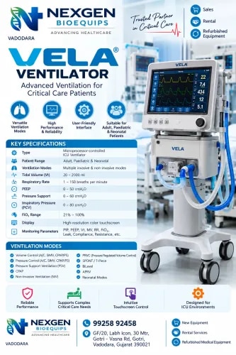 Refurbished Vela Ventilator product image