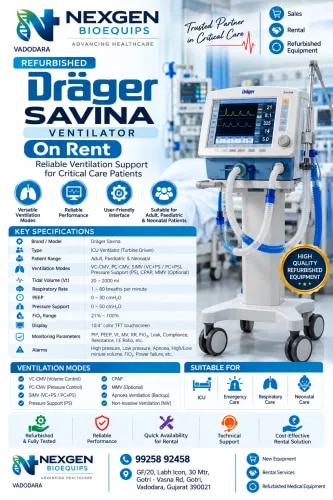 Refurbished Drager  Savina ventilator product image