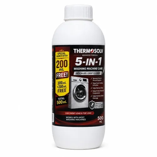 THERMOSOLV 5-in-1 Washing Machine Care – Liquid Descaler 500ml | Aaditya Speciality Chemicals product image