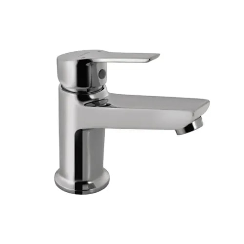 1)Material- Brass Ingots2)Finish- Chrome Plating (CHR)3)Flow Type- Aerated Flow 4)Core Component- Ceramic Disc Cartridge5)Mount Type- Deck-Mounted (Table Mounted)6)Installation Setup- Single-hole installation layout 7)Flow Rate- 11.66 to 12.26 Liters Per Minute (LPM)8)In the Box- 1 x Essco Aspire Single Lever Basin Mixer Tap , 2 x 375 mm or 450 mm Long Braided Connection Hoses (fitted with 1/2