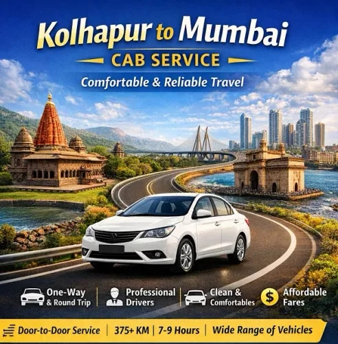 Kolhapur to Mumbai Cab Service product image